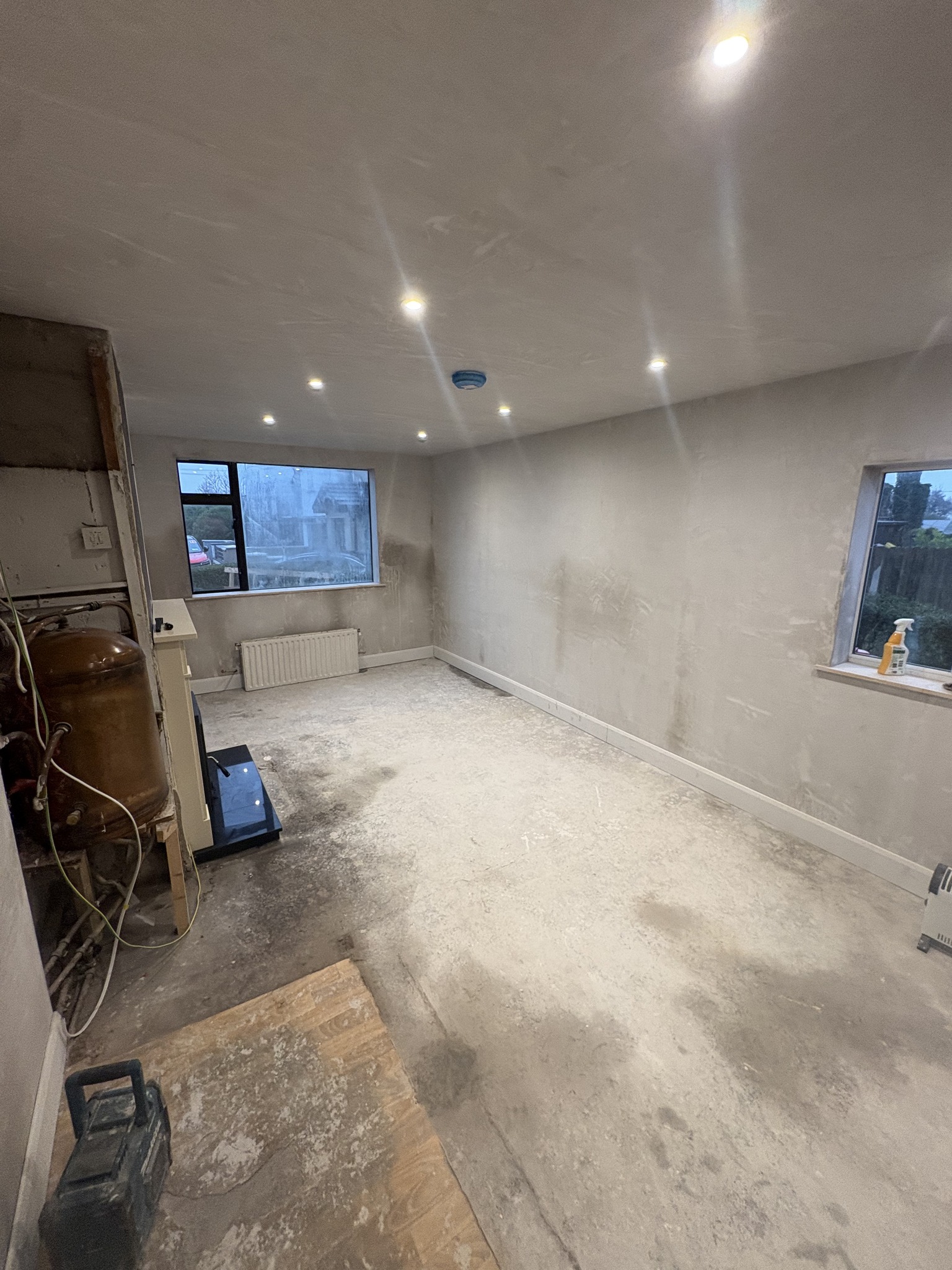 Front room after complete renovation by Morley Services