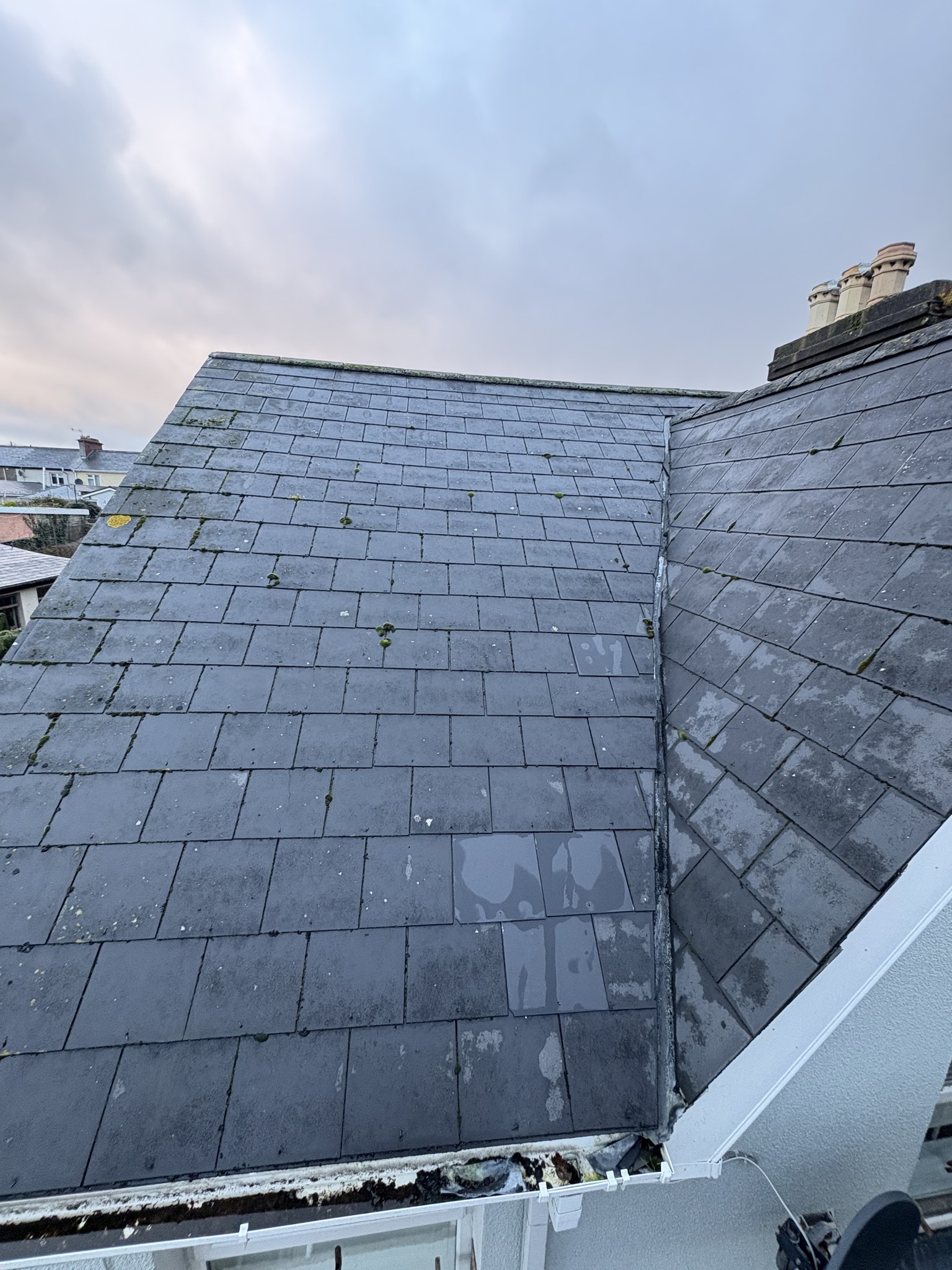 Roof corner before replacement East Cork